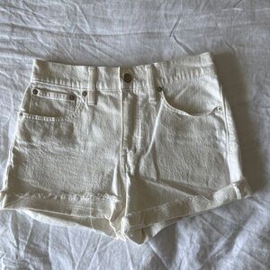 MADEWELL High Rise Denim Shorts